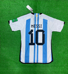 Argentina MESSI 10 PLAYER VERSION Home Jersey World Cup 2022